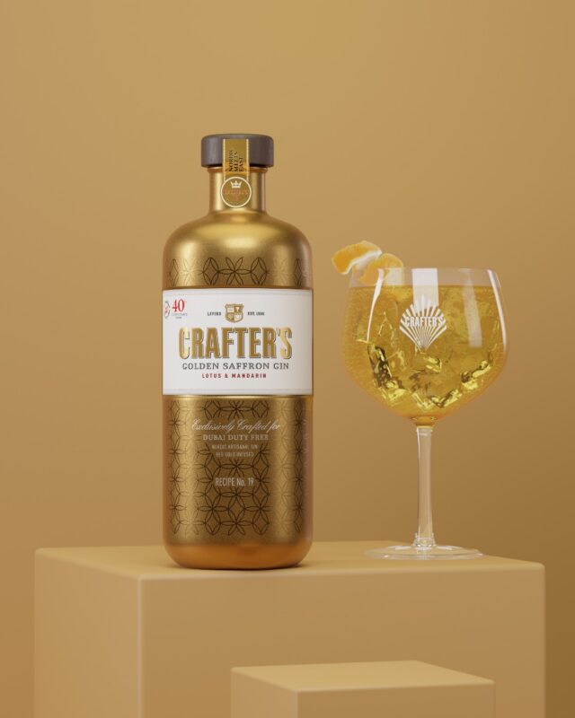 ✨Crafter’s Golden Saffron Gin — rich, smooth and unmistakably elegant.
A refined expression crafted for those who appreciate depth, warmth and character in every sip.✨

Attention! This is an alcoholic beverage. Alcohol may cause damage to your health.
#CraftersGin #GoldenSaffronGin #CraftersMoments #PremiumGin #EstonianGin #Liviko #Dubai # DubaiDutyfree #dutyfree #exclusive